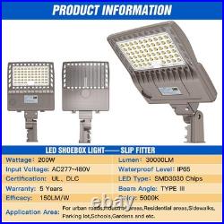 200W 480V Shoebox Pole Lamp Super Bright Commerical Large Area Slip Fitter Light 200W 480V Shoebox Pole Lamp Super Bright Commerical Large Area Slip Fitter Light