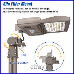 200W 480V Shoebox Pole Lamp Super Bright Commerical Large Area Slip Fitter Light