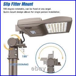 200W 480V Shoebox Pole Lamp Super Bright Commerical Large Area Slip Fitter Light