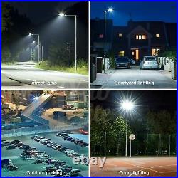 200W Commercial LED Parking Lot Light Outdoor Street Shoebox Area Lighting 5000K