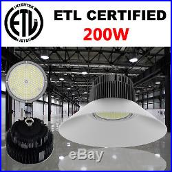 200W Dimmable LED High Bay Fixture Warehouse Light Storage Farm Construction