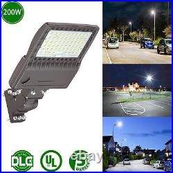 200W LED Area Light Shoebox Outdoor Parking Lot Garage Lights IP65 Waterproof