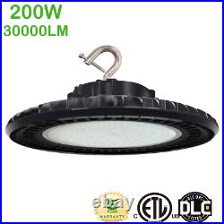200W LED Dimmable UFO High Bay Light, LED Workshop High Bay 600W HPS/HID Equiv
