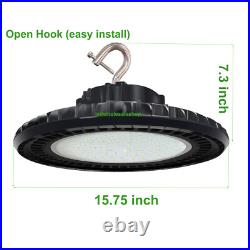 200W LED Dimmable UFO High Bay Light, LED Workshop High Bay 600W HPS/HID Equiv