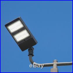 200W LED Fixture Street Parking Lot Pole Light Outdoor Area Road Lamp
