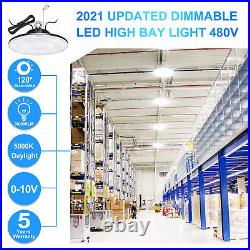 200W LED High Bay Light AC480V Commercial Lights Fixture for Workshop Warehouse