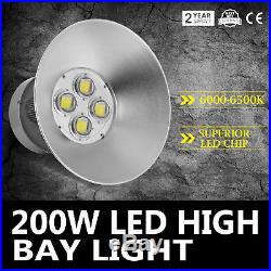 200W LED High Bay Light Industrial Factory Warehouse Commercial Shed lighting