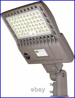 200W LED Parking Lot Light 28000LM 5000K Commercial Shoebox Area Light Fixture