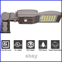 200W LED Parking Lot Light 28000LM Commercial Outdoor Shoebox Street Pole Light