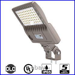200W LED Parking Lot Light 28000LM Outdoor Shoebox Street Lighting Fixture 5000K