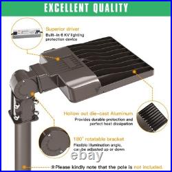 200W LED Parking Lot Light, 30000Lm Commercial Street Light Outdoor Dusk to Dawn