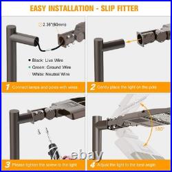 200W LED Parking Lot Light 44800 Lumen, Shoebox Area Flood Light with Slip Fitter 200W LED Parking Lot Light 44800 Lumen, Shoebox Area Flood Light with Slip Fitter