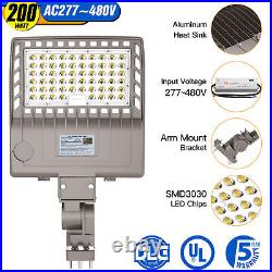 200W LED Parking Lot Light Commercial For Garden Sidewalk Street Lighting AC480V