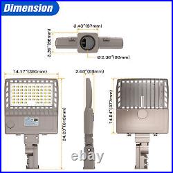 WYZM 200/300W LED Parking Lot Light – IP65, 5500K, Dusk-to-Dawn, Commercial Outdoor
