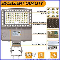 200W LED Parking Lot Light Commercial Outdoor Shoebox Street Lighting Fixture US