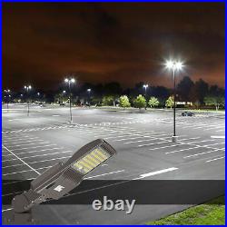 200W LED Parking Lot Light Commercial Street Shoebox Pole Area Lighting IP65 DLC