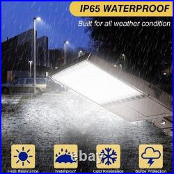 200W LED Parking Lot Light Dusk To Dawn Commercial Shoebox Street Pole Lighting