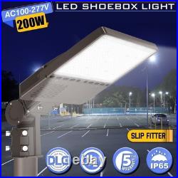 200W LED Parking Lot Light Outdoor Shoebox Pole Fixture With Photocell -30000Lm 200W LED Parking Lot Light Outdoor Shoebox Pole Fixture With Photocell -30000Lm