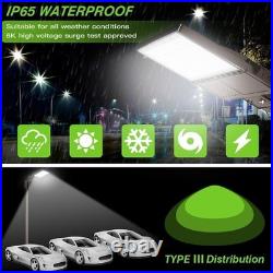 200W LED Parking Lot Light Outdoor Shoebox Pole Fixture With Photocell -30000Lm