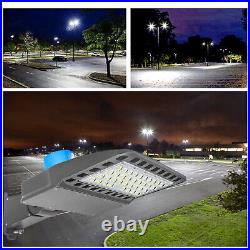 200W LED Parking Lot Light Shoebox Pole Lights Outdoor Commercial Light 24000LM