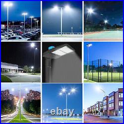 200W LED Parking Lot Lights Street Light Shoebox Pole Light Fixture Dusk to Dawn