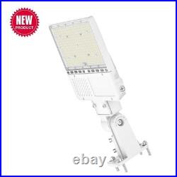 200W LED Parking Lot Pole Light Commercial Shoebox Fixture Dusk To Dawn -28000LM