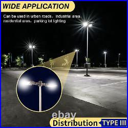200W LED Parking Lot Pole Light Dusk-to-Dawn Commercial Shoebox Street Fixture 200W LED Parking Lot Pole Light Dusk-to-Dawn Commercial Shoebox Street Fixture