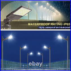 200W LED Parking Lot Pole Light Dusk-to-Dawn Commercial Shoebox Street Fixture 200W LED Parking Lot Pole Light Dusk-to-Dawn Commercial Shoebox Street Fixture