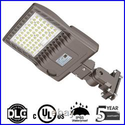 200W LED Parking Lot Pole Light Dusk to Dawn Commercial Street Security Lighting