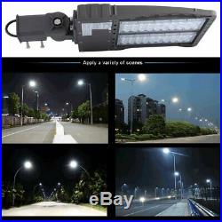 200W LED ShoeBox Light Adjustable Angle Street Light Parking Lot Lamp 24000LM US