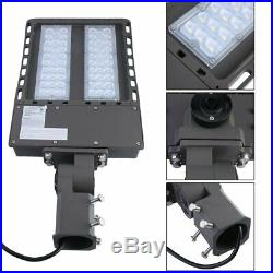 200W LED Shoebox Fixture Parking Lot Light Outdoor Street Area Road Lamp MX