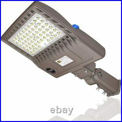 200W LED Shoebox Light Commercial Street Parking Lot Light Dusk to Dawn 28000Lm