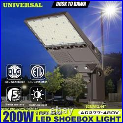 200W LED Shoebox Light Dusk To Dawn Commercial Outdoor Street Parking Lot Light 200W LED Shoebox Light Dusk To Dawn Commercial Outdoor Street Parking Lot Light