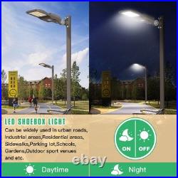 200W LED Shoebox Parking Lot Light Commercial Street Area Lightingwith Arm mount