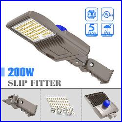 200W LED Shoebox Parking Lot Light Outdoor Area Street Pole Light Dusk to Dawn