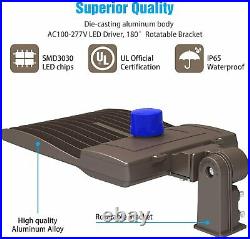200W LED Shoebox Parking Lot Light Outdoor Area Street Pole Light Dusk to Dawn
