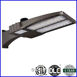 200W LED Shoebox Parking Lot Street Light Fixture Bright 26000lm 5700K DLC 4.2