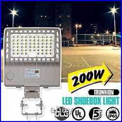 200W LED Street Area Light Shoebox Parking Lot Stadium Flood Security Lighting