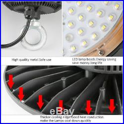 200W LED UFO High Bay Fixture Light Lamp 20000LM For Warehouse Gym Shop 6500K US