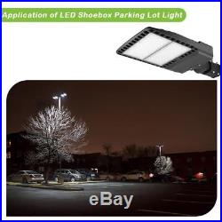 200W Parking Lot Light 24000LM Outdoor LED Shoebox Light Pole Lighting 5700K New