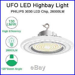 200W UFO High Bay LED Light Warehouse fixture factory shop lighting 5000K IP65
