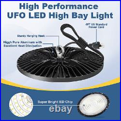 200W UFO Led High Bay Light Commercial Industrial Warehouse Led Shop Light 8Pack