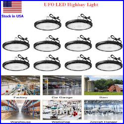 200W UFO Led High Bay Light Factory Warehouse Commercial Led Shop Lights 10Pack