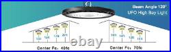 200W UFO Led High Bay Light Factory Warehouse Commercial Led Shop Lights 10Pack