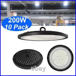 200W UFO Led High Bay Light Gym Warehouse Industrial Commercial Light 6500K