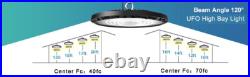 200W UFO Led High Bay Light Warehouse Garage Commercial Led Shop Lights 12Pack