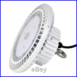 200W White UFO LED High Bay 22000lm 5000K Industrial Waterproof Hanging Light