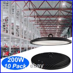 200Watt UFO LED High Bay Light Shop Lights Fixture Warehouse Gym Industrial Lamp