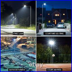 200 W ETL Certified LED Shoebox Street Pole Light Parking Lot Light Garden Yard