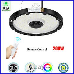 200 Watt UFO Led High Bay Light withRemote Control Commercial Warehouse Shop Light